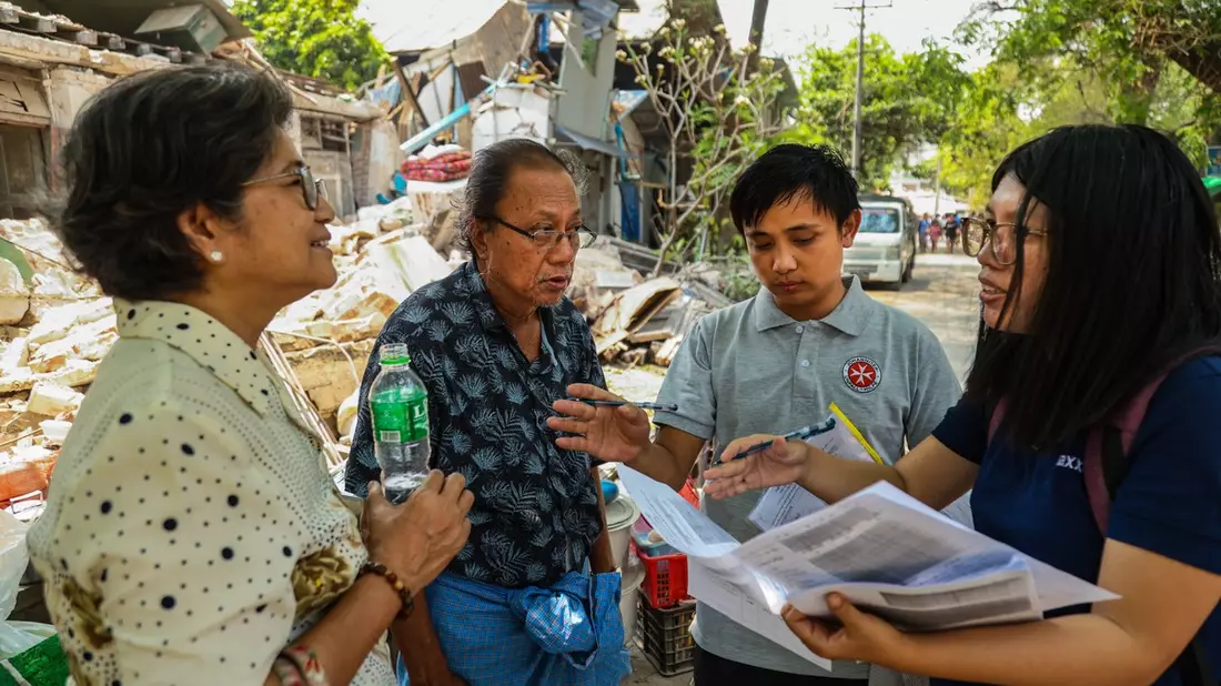 Myanmar: Eine Woche nach dem Beben noch immer viele Menschen ohne Hilfe / Johanniter-Erkundungsteam eruierte Bedarfe in 20 Dörfern um Mandalay / Mobile Kliniken der Johanniter starten am Montag - Bild: presseportal.de