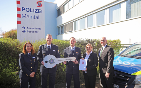 POL-OF: Markus Splinter ins Amt als Dienststellenleiter eingeführt - Foto: presseportal.de