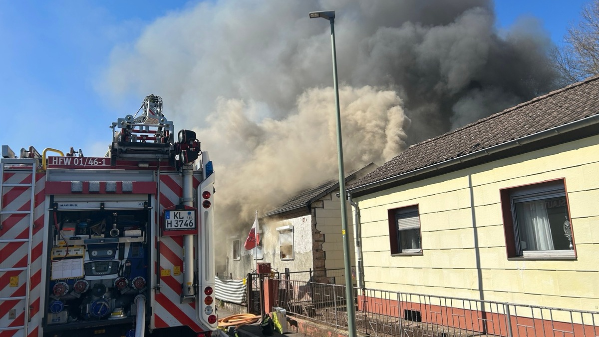 POL-PPWP: Hausbrand - Dammühle gesperrt - Foto: presseportal.de