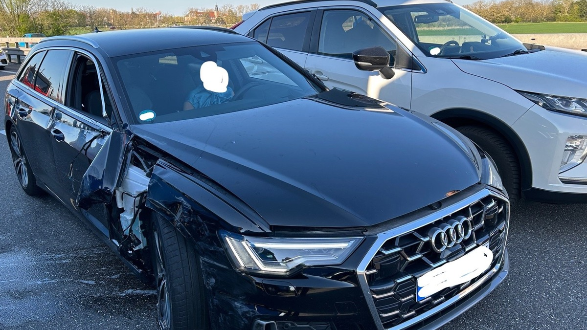 POL-PDLD: BAB 65 / Landau Zentrum - Verkehrsunfall mit hohem Sachschaden - Foto: presseportal.de