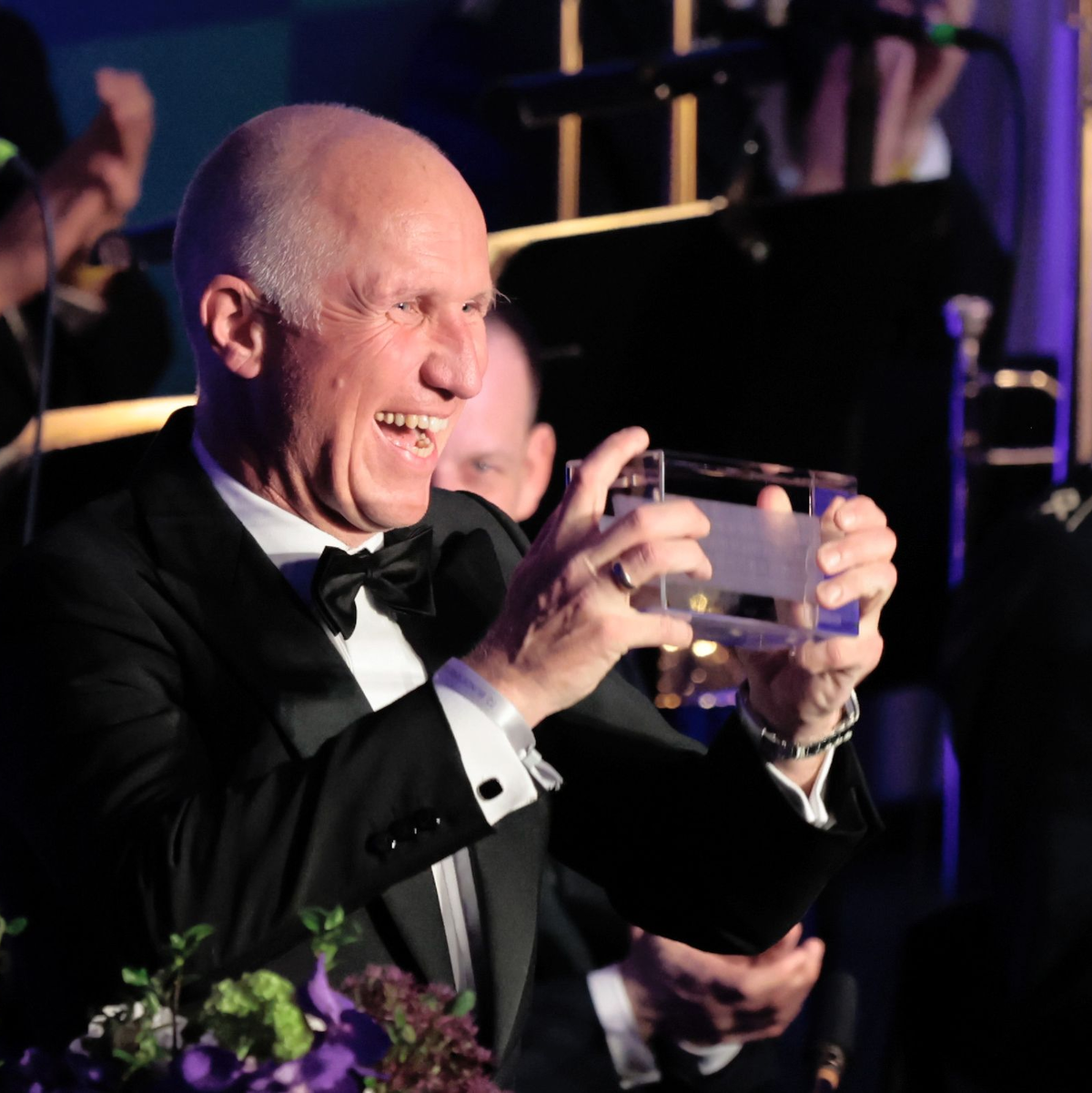 Kappeler erhielt den Preis am Abend beim Bundespresseball im Berliner Hotel Adlon - Foto: Carsten Koall/dpa