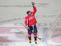 Alexander Owetschkin feiert seinen ersten Treffer zur Führung für die Capitals. - Foto: Mark Schiefelbein/AP/dpa