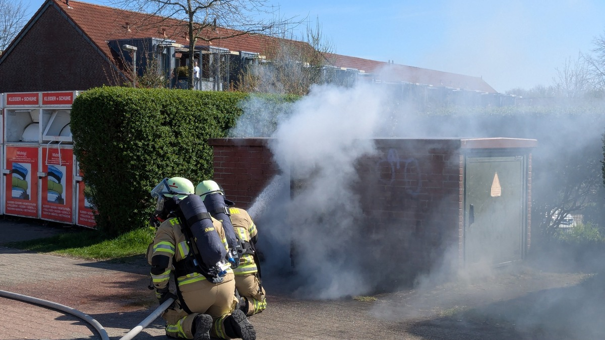 FW-KLE: Elektrobrand in einer Trafostation - Foto: presseportal.de