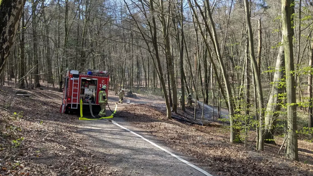 FW-KLE: Waldbrand am Sternberg schnell unter Kontrolle - Bild: presseportal.de