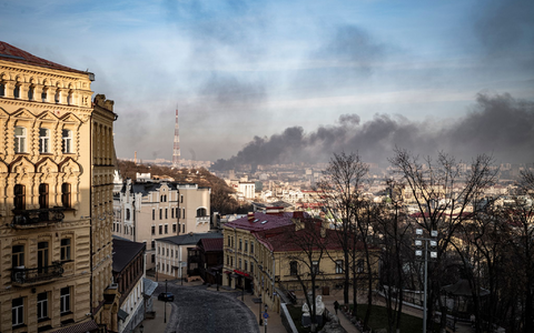 Schon etliche Male ist die Millionenstadt Kiew zum Ziel russischer Raketenangriffe geworden. (Archivbild) - Foto: Nicolas Cleuet/Zuma Press/dpa