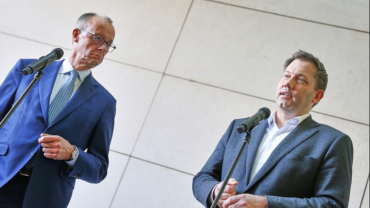 Friedrich Merz und Lars Klingbeil (Archiv) - Foto: über dts Nachrichtenagentur