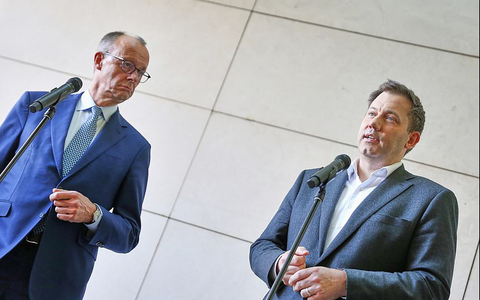 Friedrich Merz und Lars Klingbeil (Archiv) - Foto: über dts Nachrichtenagentur