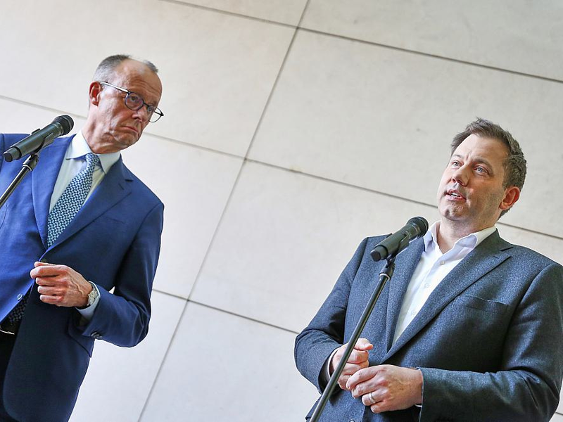 Friedrich Merz und Lars Klingbeil (Archiv) - Foto: über dts Nachrichtenagentur