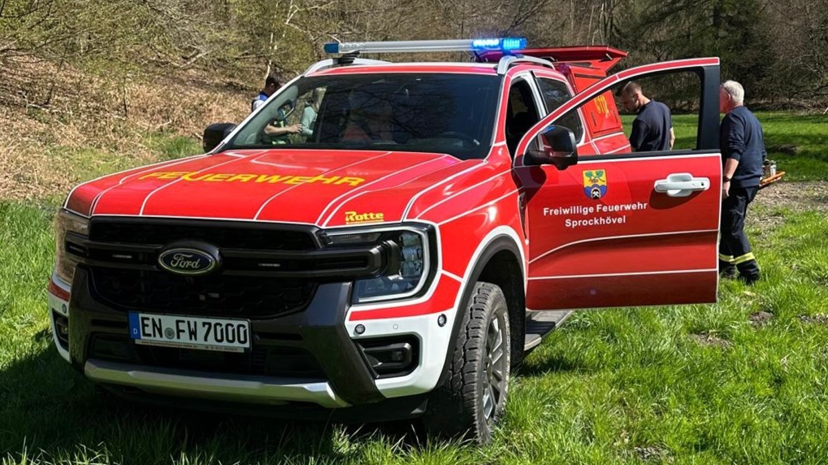 FW-EN: Unfall im Wald - Aufwendige Rettung durch Feuerwehr und Rettungsdienst - Foto: presseportal.de