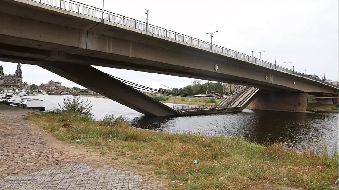 Einsturz der Carolabrücke (Archiv) - Bild: über dts Nachrichtenagentur