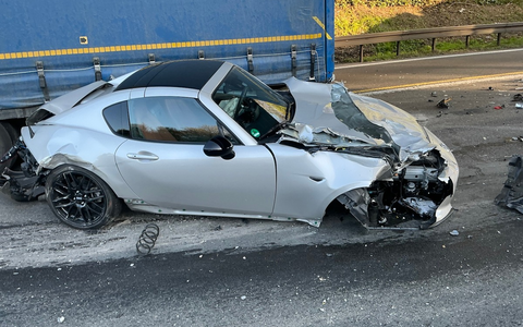 FW-BOT: Verkehrsunfall auf der Autobahn A2 in Bottrop - Foto: presseportal.de