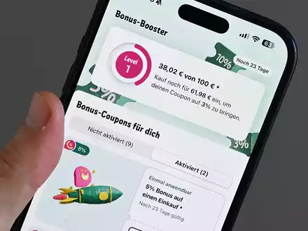 In den Apps von Rewe und Penny wurden die Schwellenwerte für Rabatte angepasst. - Foto: Wolf von Dewitz/dpa-Zentralbild/dpa