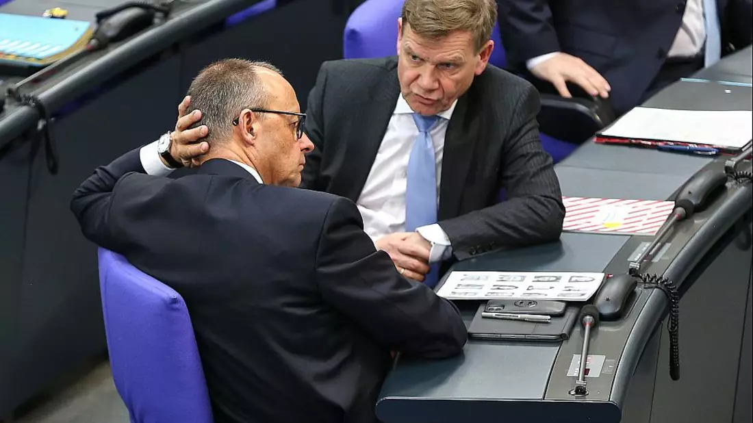 Friedrich Merz und Johann Wadephul (Archiv) - Bild: über dts Nachrichtenagentur