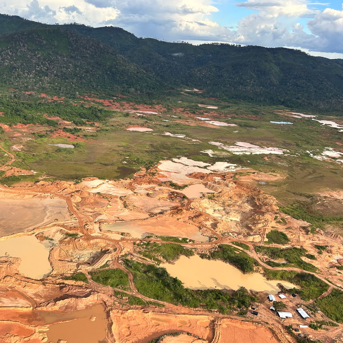 Illegaler Goldabbau im Amazonas - Foto: Philipp Znidar/dpa