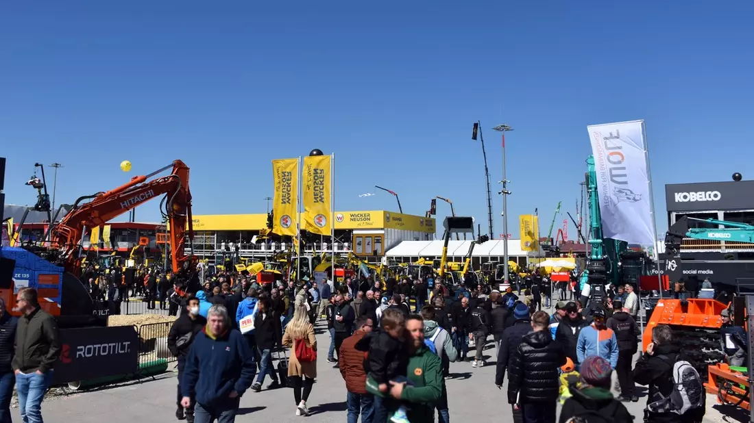 Messe.TV zeigt führende Baumaschinen Hersteller auf der bauma 2025 - Bild: presseportal.de