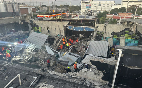 Während eines Merengue-Konzerts stürzte das Dach der Diskothek auf die Feiernden.  - Foto: Uncredited/Noticias SIN/AP/dpa