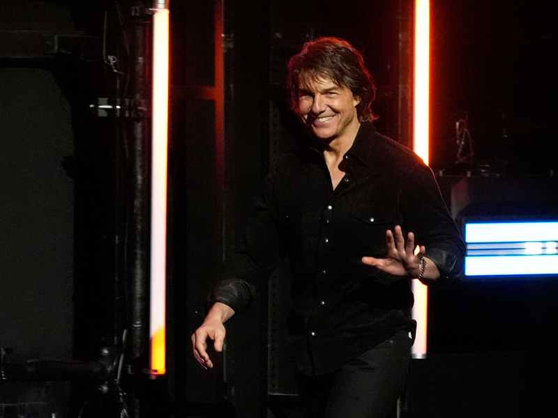 2022 landete er zur Premiere von «Top Gun: Maverick» spektakulär per Helikopter. (Archivbild) - Foto: Chris Pizzello/Invision/AP/dpa