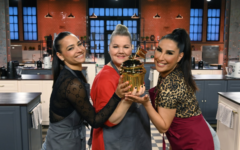 Amira Aly Manuela Wisbeck Senna Gammour Das große Promibacken - Foto: Joyn/André Kowalski, presseportal.de