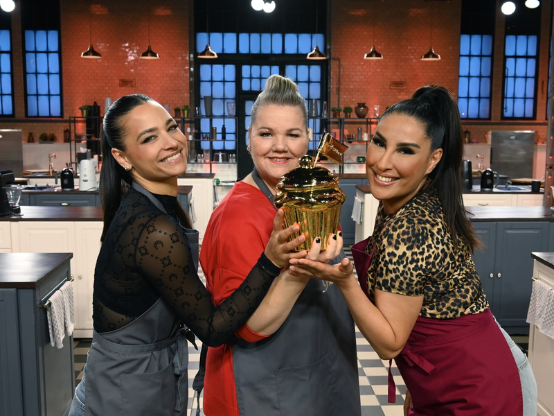 Amira Aly Manuela Wisbeck Senna Gammour Das große Promibacken - Foto: Joyn/André Kowalski, presseportal.de