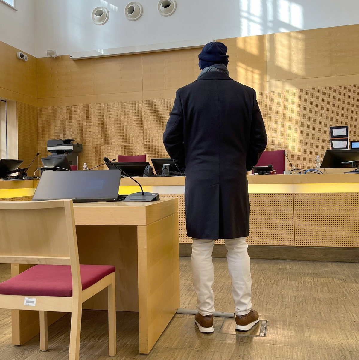 Der Angeklagte beteuerte im Prozess seine Unschuld. - Foto: Albert Otti/dpa