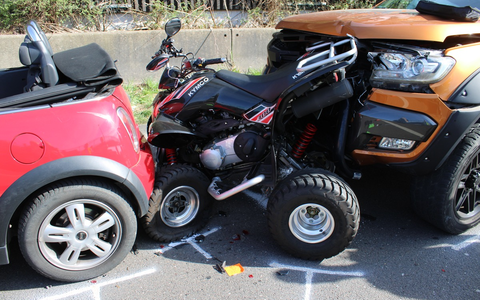 POL-RBK: Wermelskirchen - Quadfahrer nach Auffahrunfall mit vier Beteiligten lebensgefährlich verletzt - Foto: presseportal.de