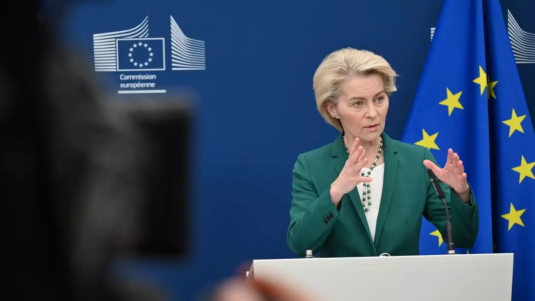 Ursula von der Leyen betonte, Europa sei immer bereit für ein gutes Abkommen. (Archivbild) - Bild: Anna Ross/dpa