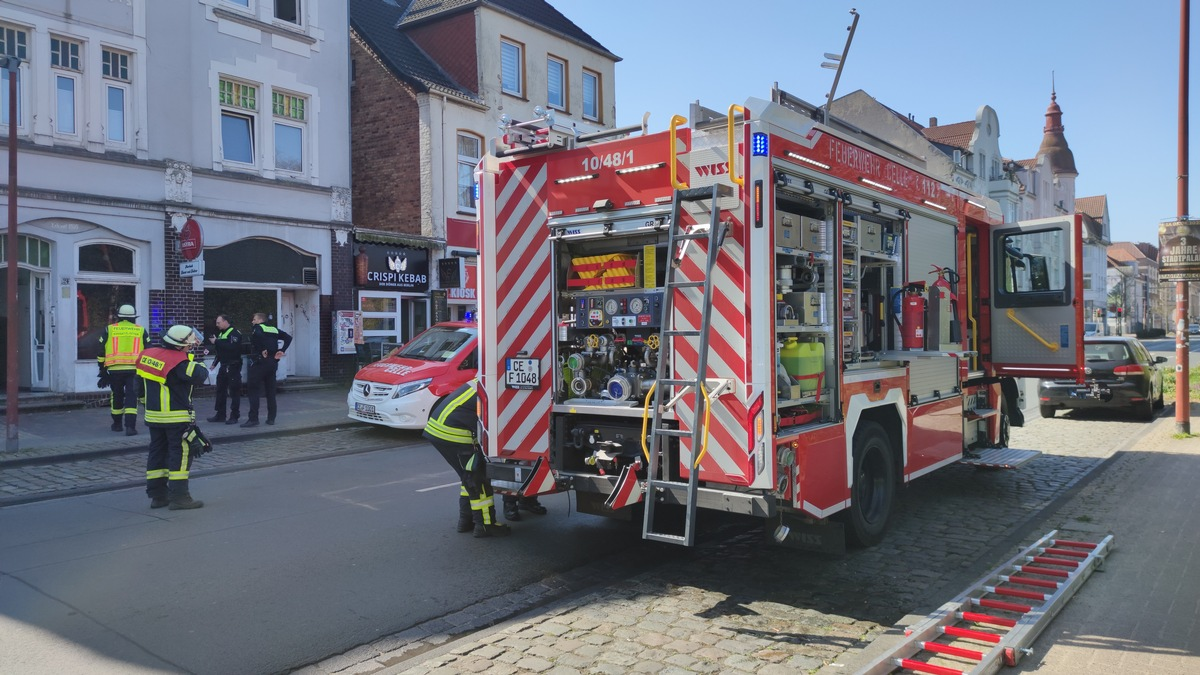 FW Celle: Feuer in Gastronomiebetrieb - Foto: presseportal.de