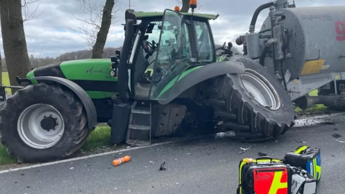 POL-CUX: Verkehrsunfall auf der L128 zwischen Wollingst und Osterndorf - Bild: presseportal.de