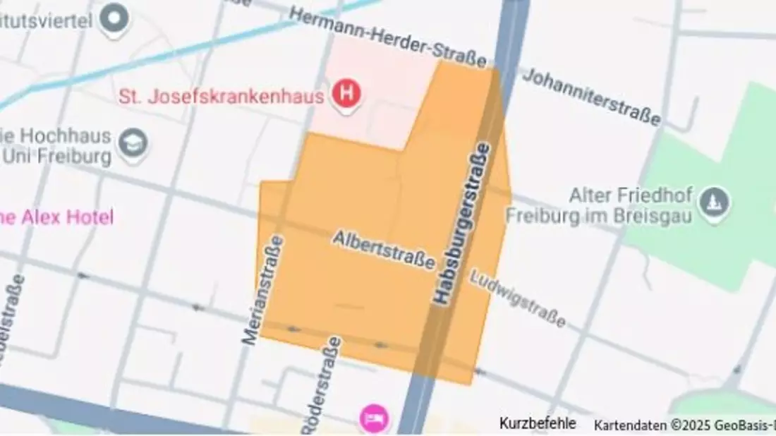 POL-FR: Erste Folgemeldung zu Freiburg: Fund einer Fliegerbombe in der Albertstraße - Hier: Entschärfung im Laufe des Abends geplant - Bild: presseportal.de