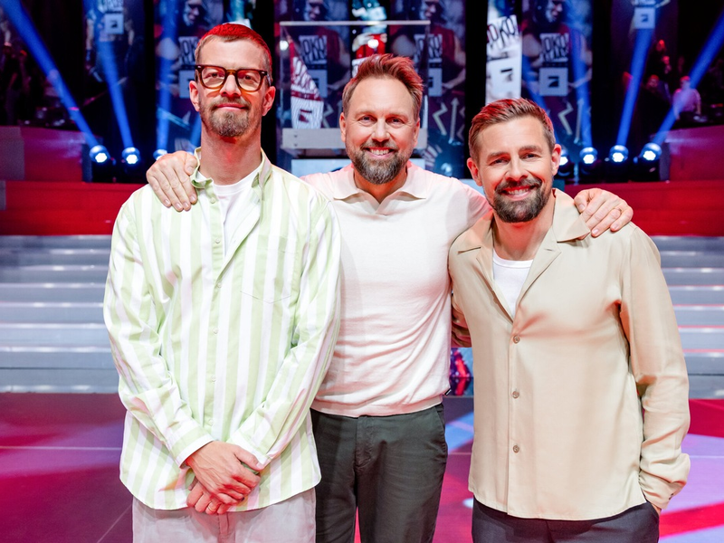 Joko Winterscheidt Steven Gätjen Klaas Heufer-Umlauf Joko und Klaas gegen ProSieben - Foto: Joyn/Nadine Rupp, presseportal.de