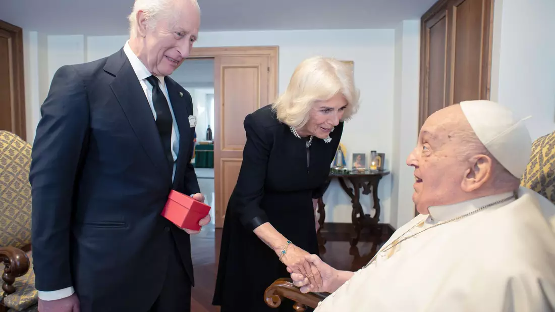 Der König und die Königin trafen den Papst im April. - Bild: -/Vatican Media/dpa