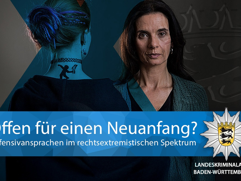 LKA-BW: Gemeinsame Pressemitteilung des Polizeipräsidiums Stuttgart und des Landeskriminalamts Baden-Württemberg - Offensivansprachen im rechtsextremen Milieu - Foto: presseportal.de