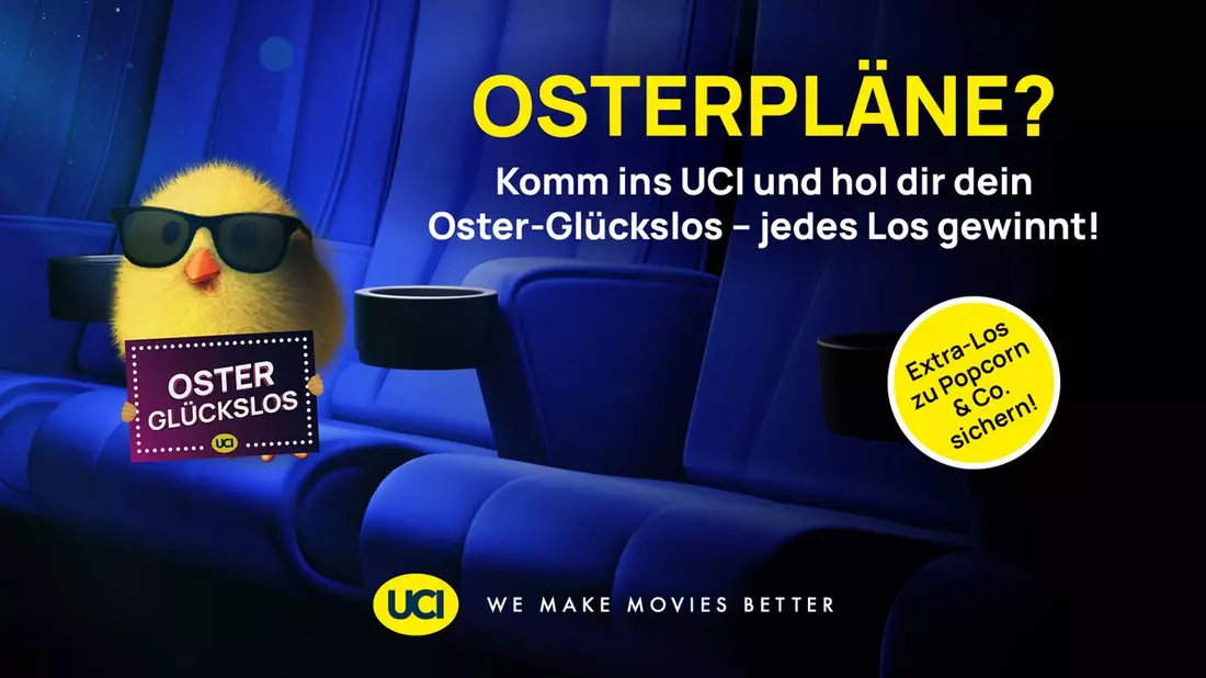 Osterglück für Groß und Klein: UCI lockt mit vielen Aktionen und Filmen in der Osterwoche ins Kino - Bild: presseportal.de