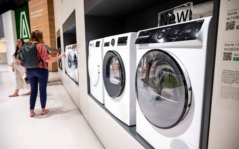 BSH-Geräte - Waschmaschinen liefen vergangenes Jahr relativ gut. (Archivbild) - Foto: Fabian Sommer/dpa