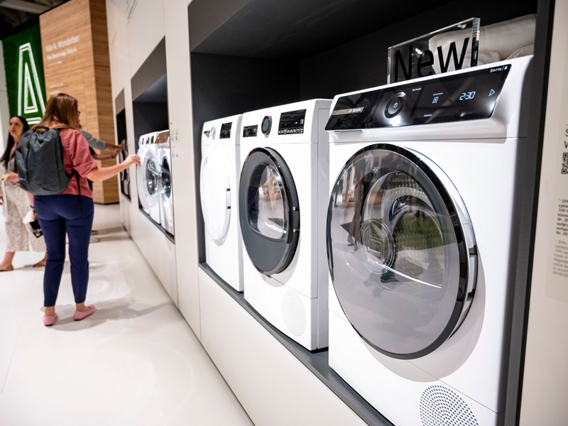 BSH-Geräte - Waschmaschinen liefen vergangenes Jahr relativ gut. (Archivbild) - Foto: Fabian Sommer/dpa