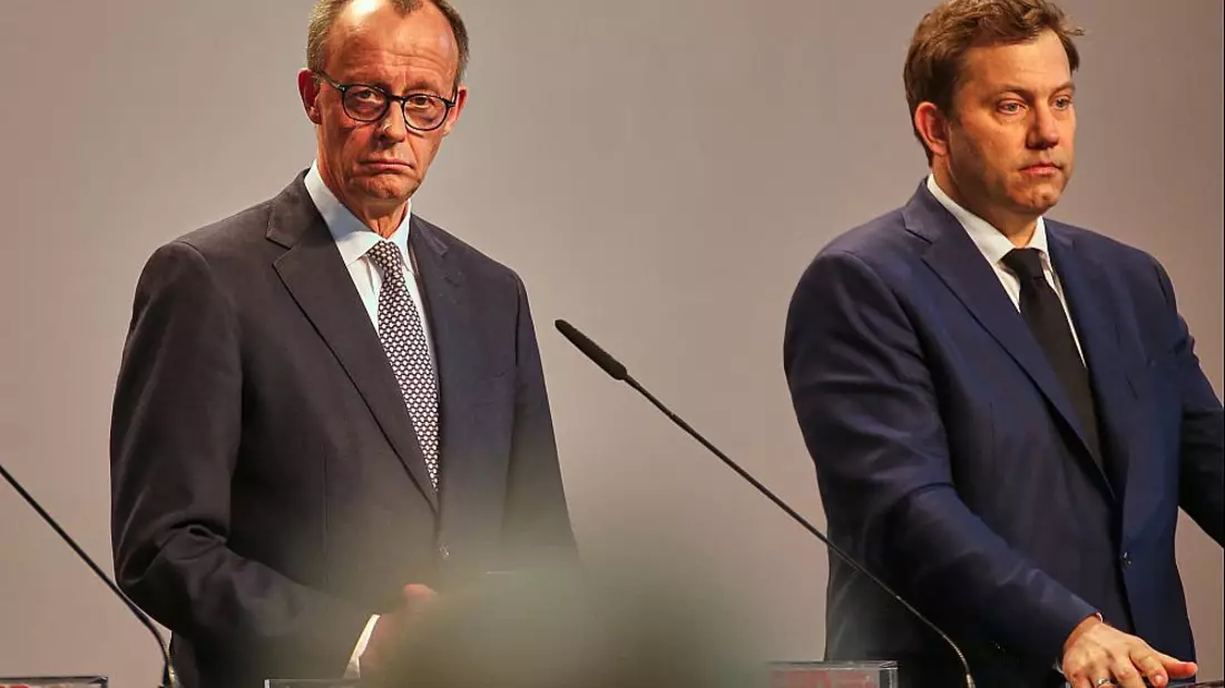 Friedrich Merz und Lars Klingbeil am 09.04.2025 - Bild: über dts Nachrichtenagentur