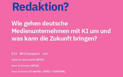 Abschlussbilanz zum Trainingsprogramm Wegweiser KI: Whitepaper und Handbuch für Redaktionen - Foto: presseportal.de Abschlussbilanz zum Trainingsprogramm Wegweiser KI: Whitepaper und Handbuch für Redaktionen - Foto: presseportal.de