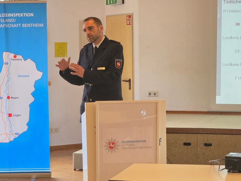 POL-EL: Emsland/Grafschaft Bentheim - Sicherheit im Fokus: Polizeiinspektion Emsland/Grafschaft Bentheim stellt Kriminal- und Verkehrsunfallstatistik 2024 vor - Foto: presseportal.de