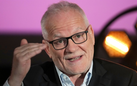 Festivaldirektor Thierry Frémaux bei der Pressekonferenz, auf der das Programm der 78. Internationalen Filmfestspiele von Cannes bekanntgegeben wird. - Foto: Michel Euler/AP/dpa Festivaldirektor Thierry Frémaux bei der Pressekonferenz, auf der das Programm der 78. Internationalen Filmfestspiele von Cannes bekanntgegeben wird. - Foto: Michel Euler/AP/dpa