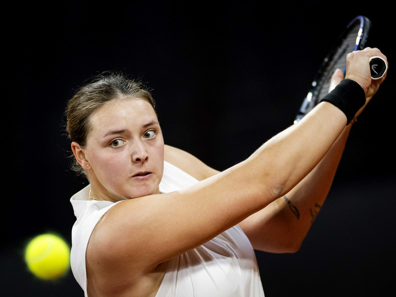 Tatjana Maria verlor ein umkämpftes Spiel. - Foto: Koen Van Weel/ANP/dpa