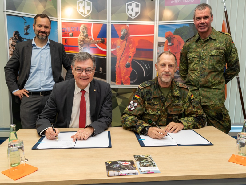 Kooperationsvereinbarung ABC-Abwehr/CBRN-Schutz: / Beitrag zur gesamtstaatlichen Sicherheitsvorsorge - Foto: presseportal.de
