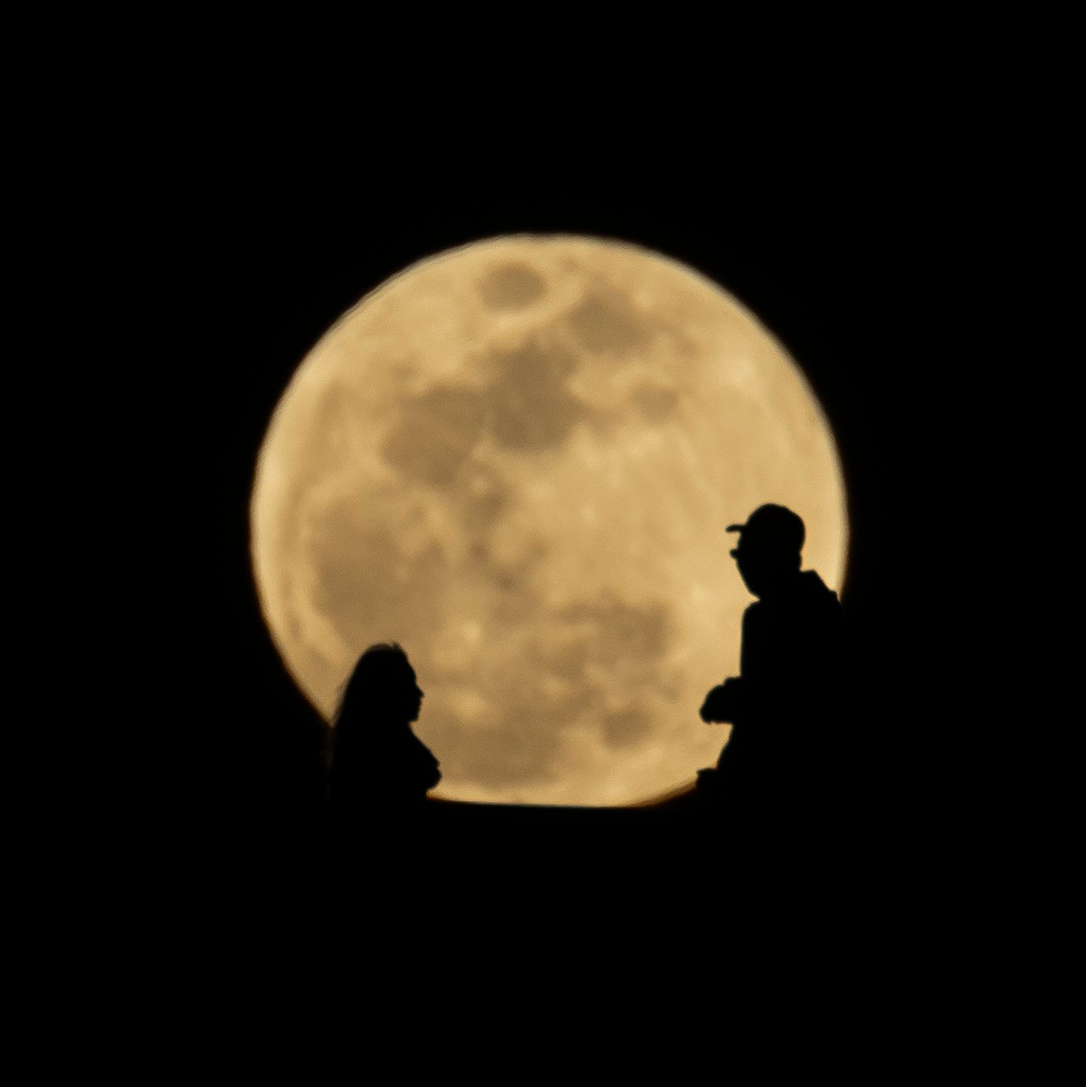 Runde Sache: Vollmond in Texas - Foto: Ringo Chiu/ZUMA Press Wire/dpa