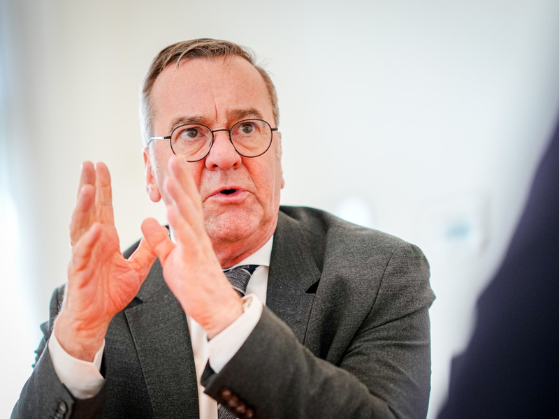 Interview mit Boris Pistorius - Foto: Kay Nietfeld/dpa