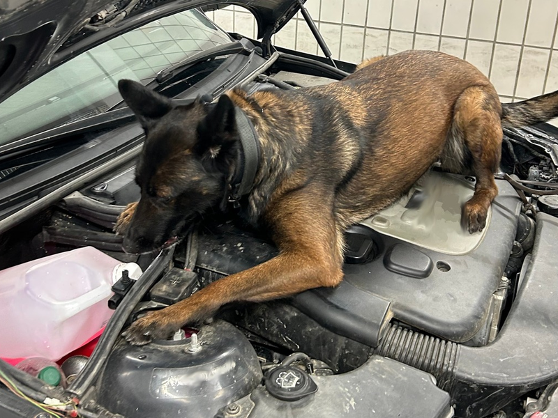 HZA-RO: Zollkontrolle am Irschenberg an der A 8 Richtung Salzburg: Knapp 55 Gramm Crystal versteckt in der Mittelkonsole - Foto: presseportal.de