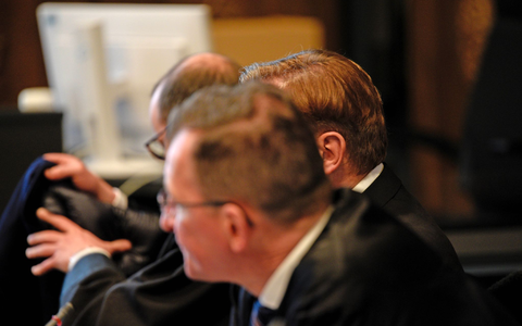 Ein langwieriger Prozess um die Insolvenz des Wismarer Holzverarbeiters German Pellets ist zu Ende. Der angeklagte Geschäftsführer zeigte sich - in Teilen - geständig. Ins Gefängnis muss er nicht.  - Foto: Frank Hormann/dpa-Zentralbild/dpa-mag