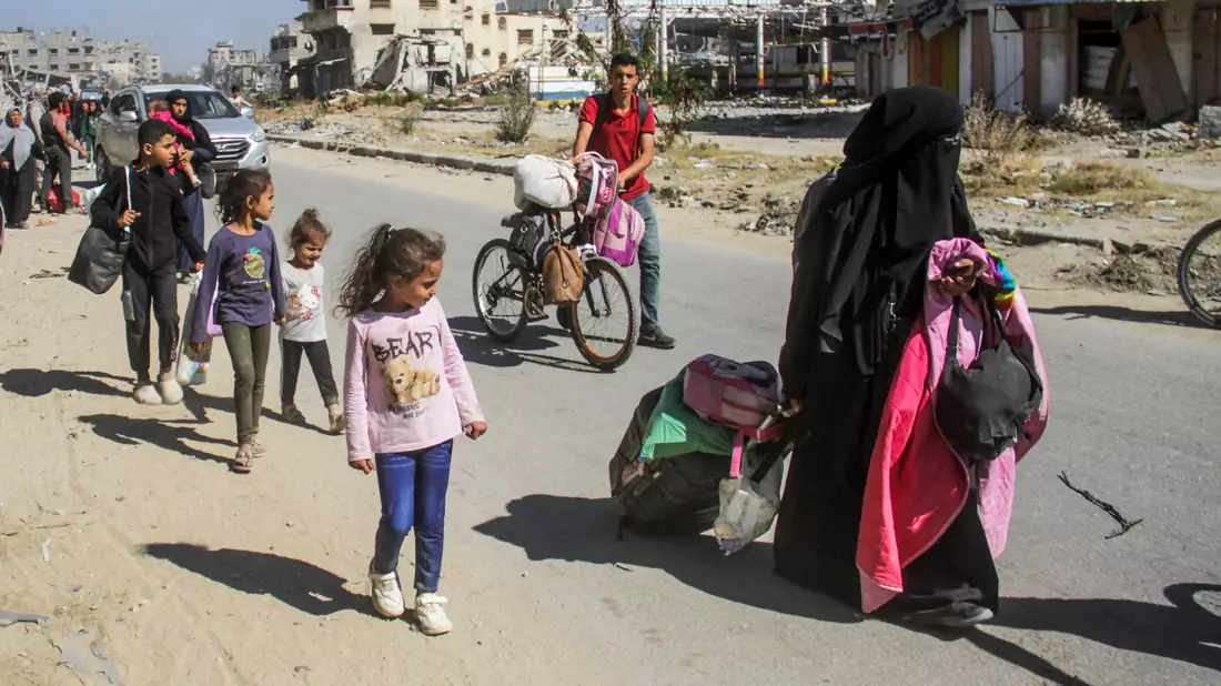 Seit Beginn des Gaza-Kriegs vor anderthalb Jahren wurden UN-Angaben zufolge rund 90 Prozent der Bewohner des Gazastreifens vertrieben - viele von ihnen mehrfach. (Archivbild) - Bild: Mahmoud Issa/SOPA Images via ZUMA Press Wire/dpa