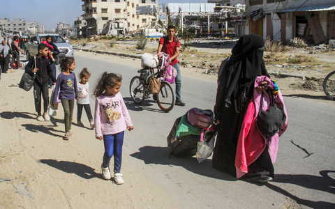 Seit Beginn des Gaza-Kriegs vor anderthalb Jahren wurden UN-Angaben zufolge rund 90 Prozent der Bewohner des Gazastreifens vertrieben - viele von ihnen mehrfach. (Archivbild) - Foto: Mahmoud Issa/SOPA Images via ZUMA Press Wire/dpa