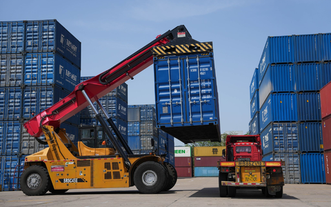 China hat 125 Prozent Zölle auf US-Importe erhoben.  - Foto: Zheng Huansong/XinHua/dpa