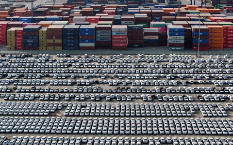 Die klagenden Bundesstaaten halten Trumps Zölle für rechtswidrig. (Archivbild) - Foto: Uncredited/CHINATOPIX/AP/dpa