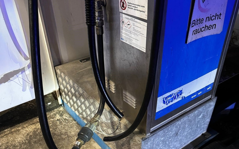 LPI-NDH: Gastankstelle beschädigt - Foto: presseportal.de